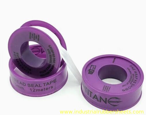 Taśma uszczelniająca PTFE Biała o wytrzymałości na rozciąganie 8Mpa nadająca się do zastosowań uszczelniających mechanicznych